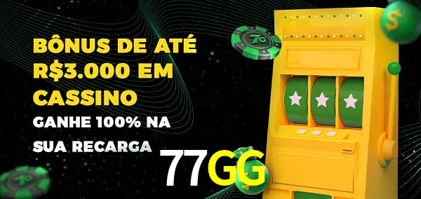 77GG melhor bônus de depósito